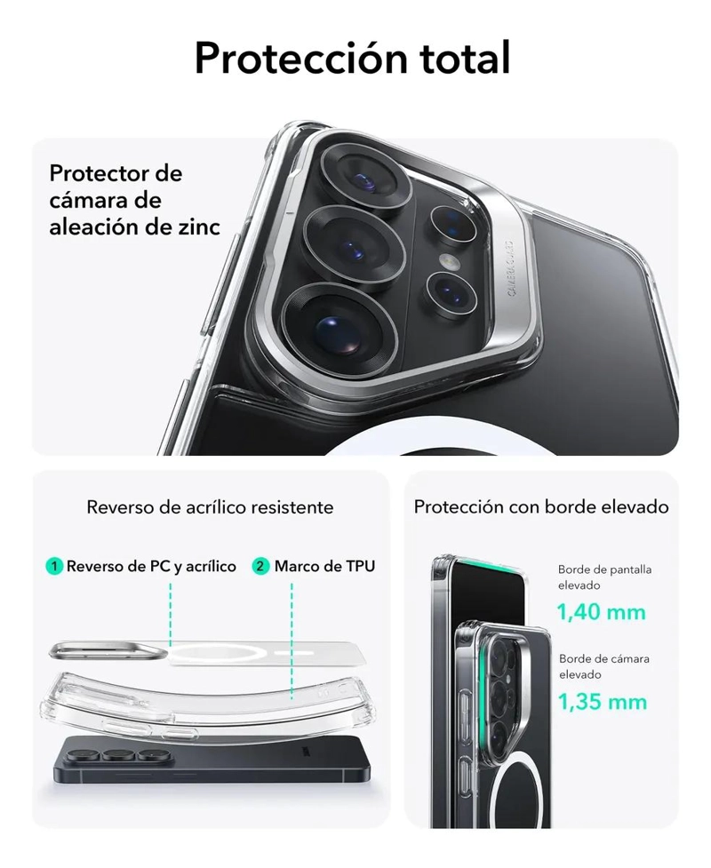 CARCASA HIBRIDA PARA GALAXY S26 CON SOPORTE - 3