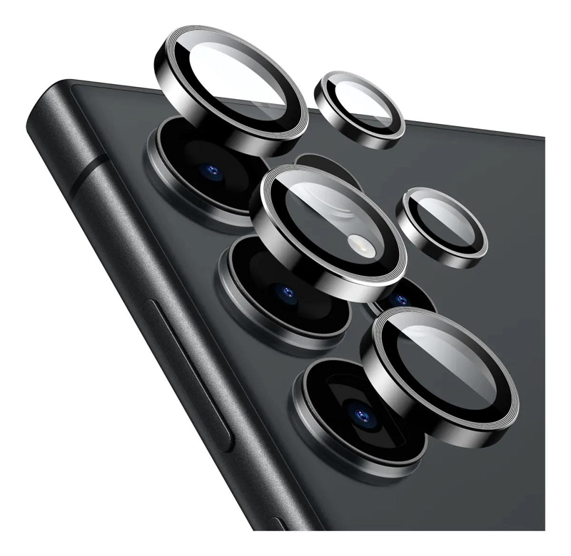 GENÉRICO PROTECTOR DE CAMARA PARA GALAXY S25 ULTRA COLOR NEGRO