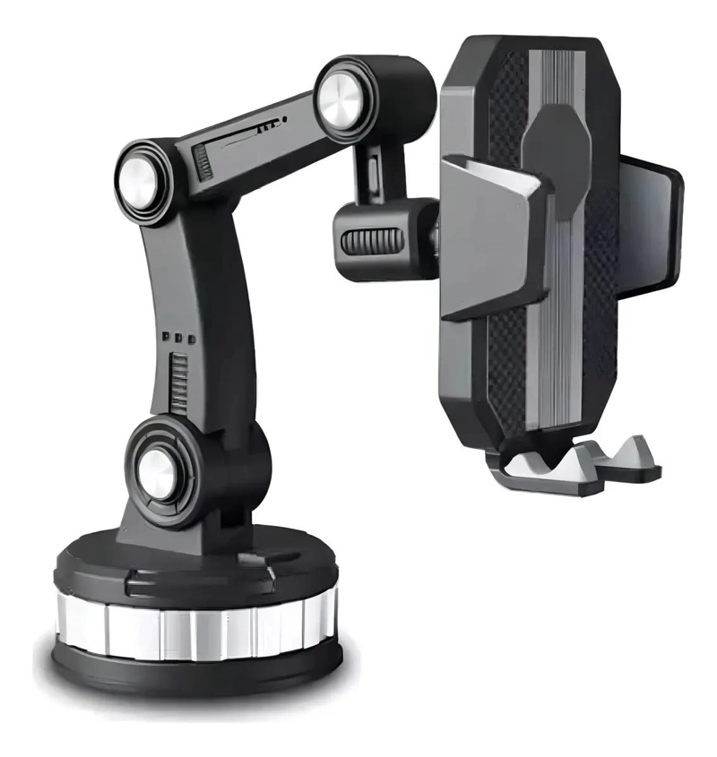 SOPORTE UNIVERSAL PARA CELULAR AUTO 360° NEGRO - 1