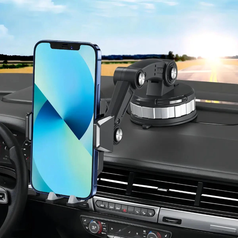 SOPORTE UNIVERSAL PARA CELULAR AUTO 360° NEGRO - 2