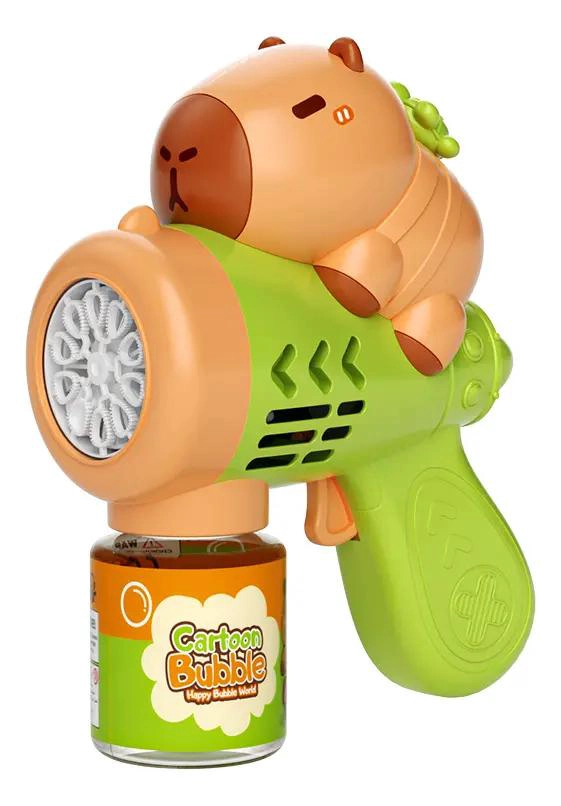 PISTOLA DE BURBUJAS 3D CAPIBARA - 1