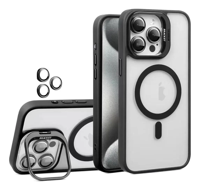 GENÉRICO FUNDA MAGNE TICA TRASLUCIDA PARA IPHONE