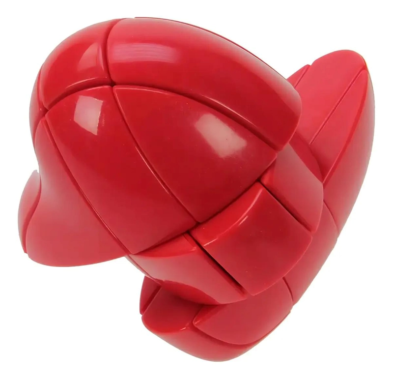 CUBO MAGICO CORAZON 3X3X3 ROJO - 4