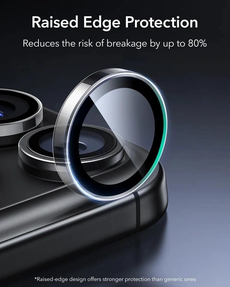 PROTECTOR DE CAMARA TRANSPARENTE PARA IPHONE 17 PRO - 3