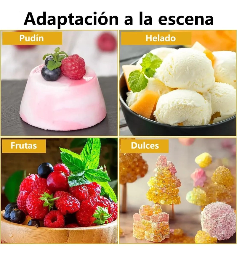 SET 50 VASOS POSTRE DORADOS 150ML Y 50 CUCHARAS - 4