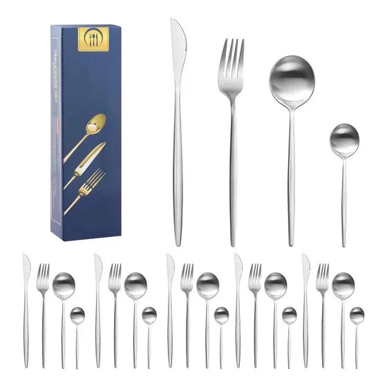 JUEGO DE CUBIERTOS DE 24 PIEZAS PARA MESA - 1