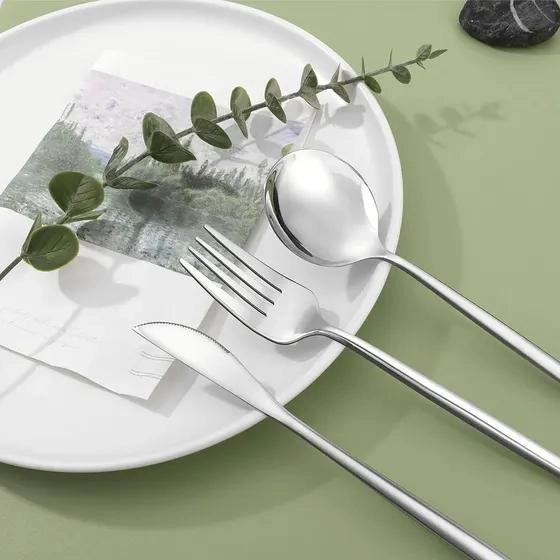 JUEGO DE CUBIERTOS DE 24 PIEZAS PARA MESA - 4