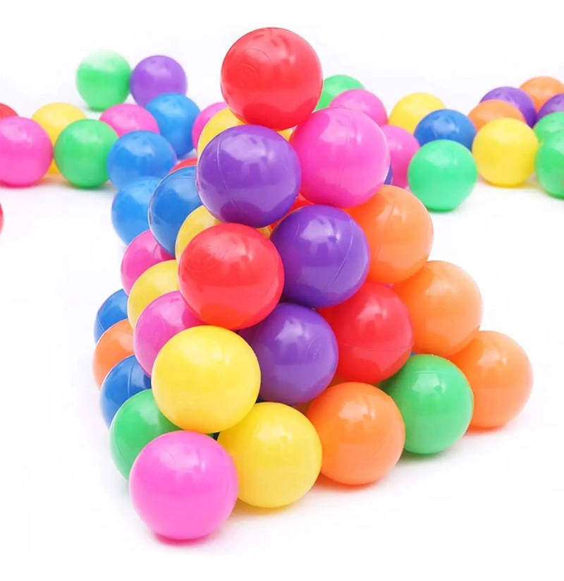 PACK 200 PELOTAS PLASTICAS COLORES SURTIDOS - 2