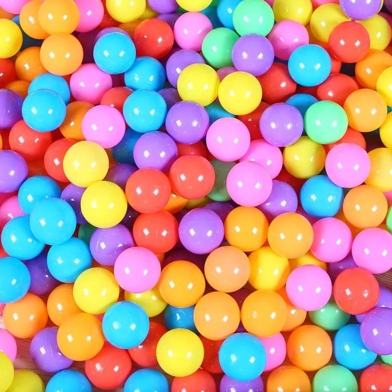 PACK 200 PELOTAS PLASTICAS COLORES SURTIDOS - 5