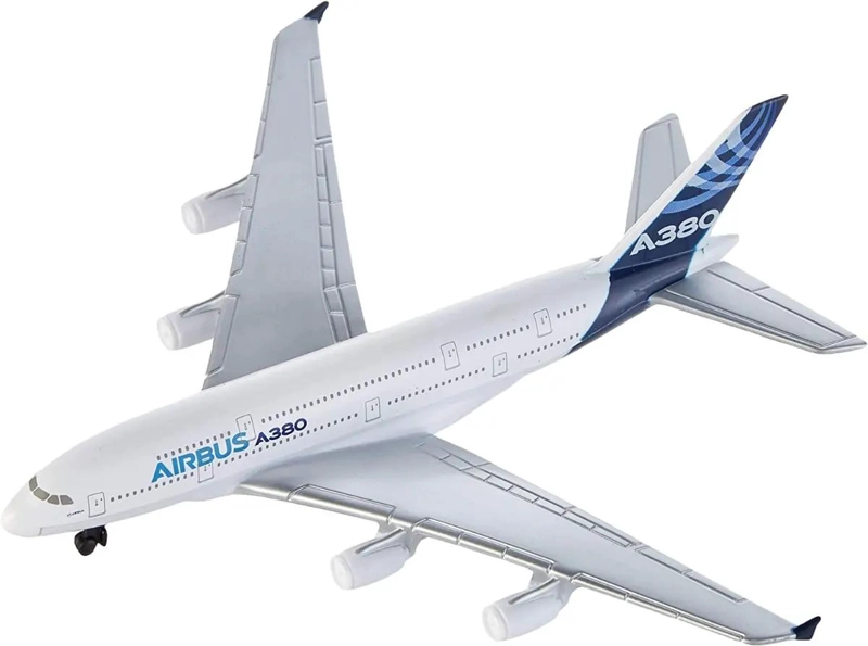 AVION PASAJERO JUGUETE CON LUZ LED Y SONIDO 40CM - 2