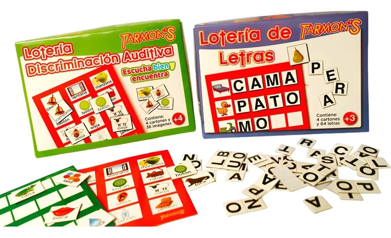 JUEGO DIDACTICO LOTERIA LETRAS Y DISCRIMINACION - 1