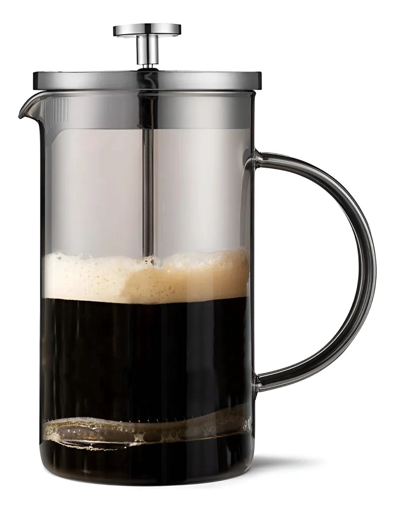 CAFETERA PRENSA FRANCESA 600ML GRIS OSCURO - 1