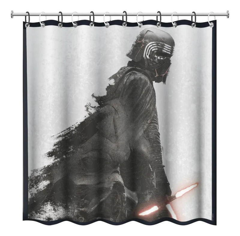 CORTINA DE BAÑO INFANTIL 180X180 CM STAR WARS - 1