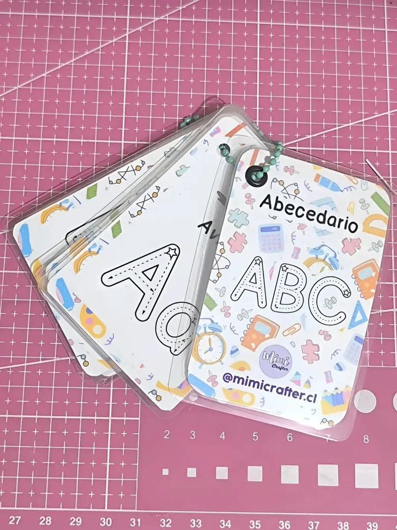TARJETAS DIDACTICAS ABECEDARIO ESPAÑOL LAMINADAS - 3