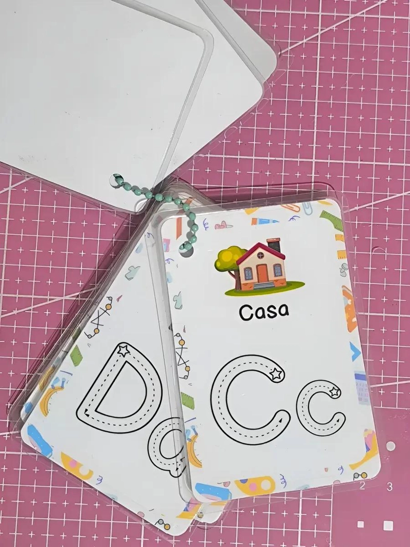TARJETAS DIDACTICAS ABECEDARIO ESPAÑOL LAMINADAS - 5
