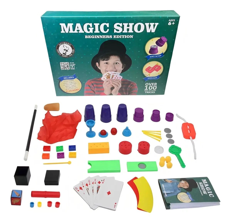 SET DE MAGIA 100 TRUCOS CON CARTAS Y VARITA - 1