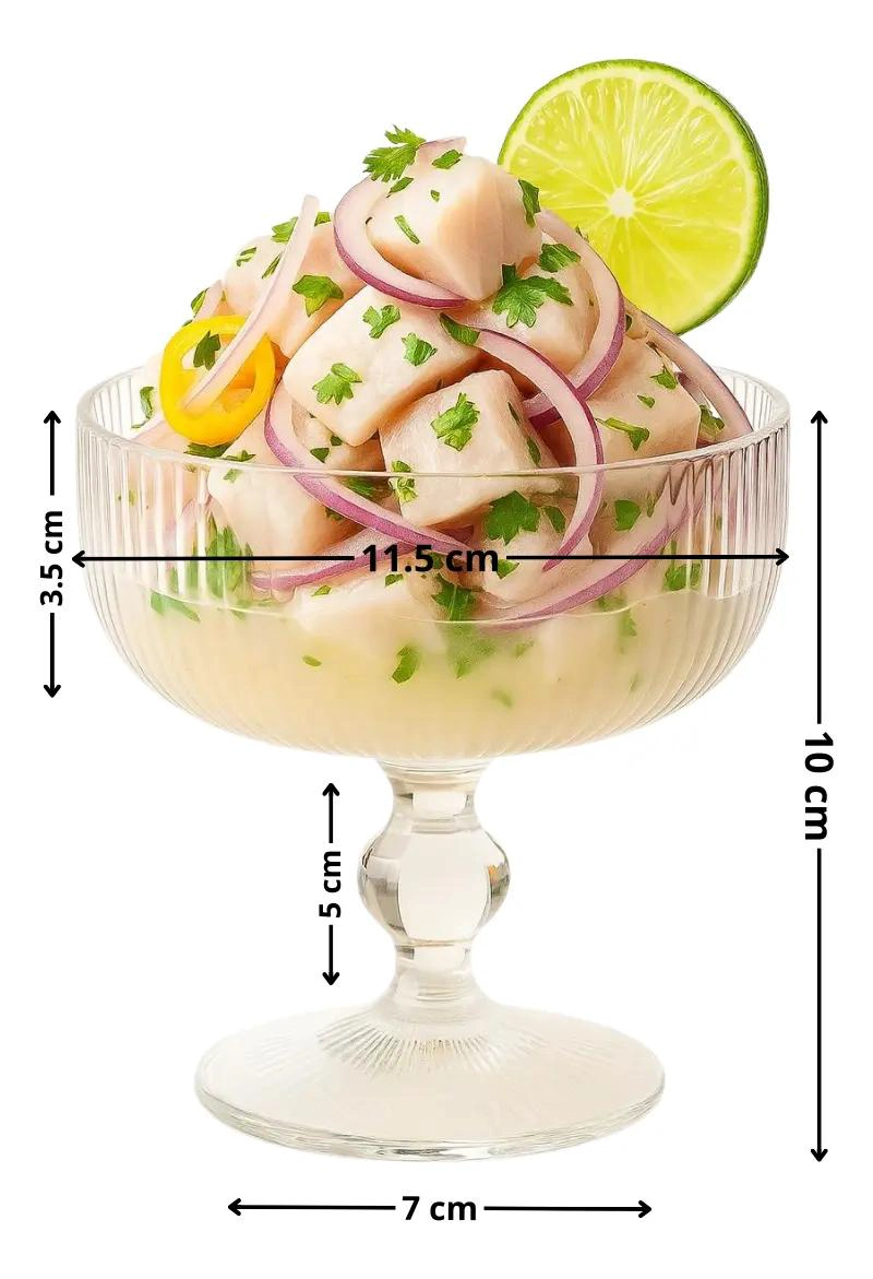 COPA CEVICHE COCTEL MOJITO VIDRIO TRANSPARENTE - 2