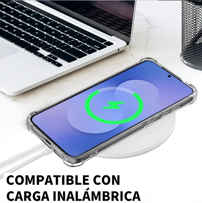 CARCASA TRANSPARENTE ANTIGOLPES Y LAMINA PARA SMARTPHONE - 3