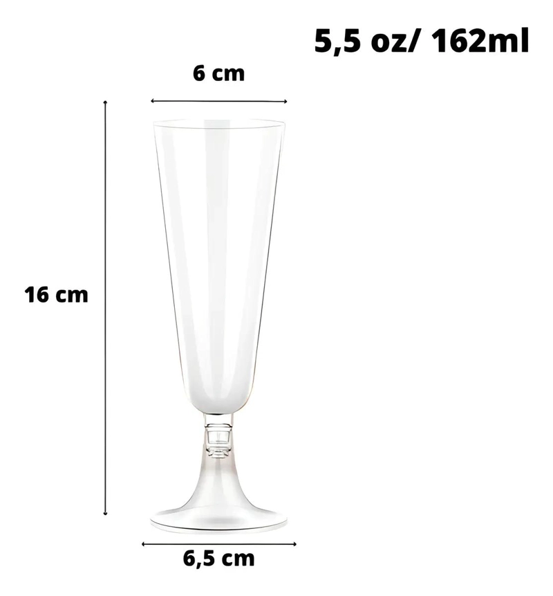 50 COPAS DE CHAMPAGNE DE ACRILICO Y PLASTICO - 3