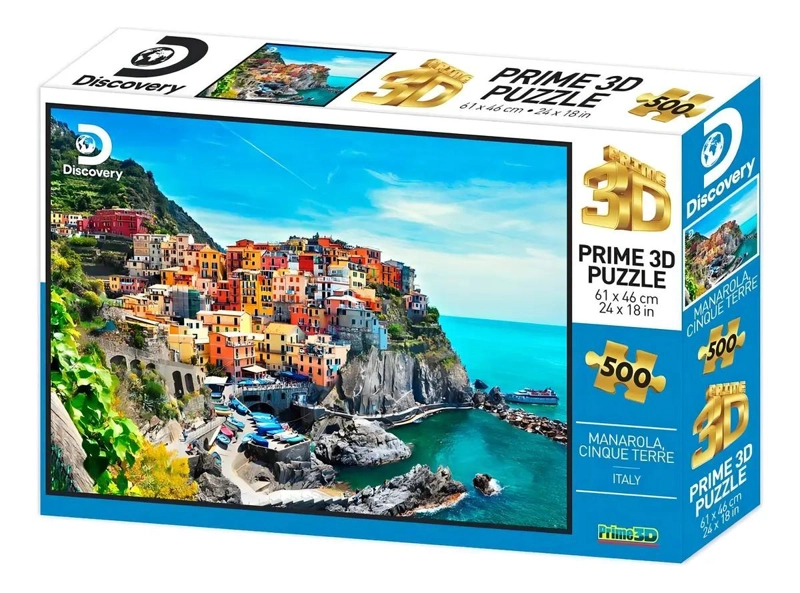 PUZZLE 3D 500 PIEZAS MANAROLA CINQUE TERRE - 1