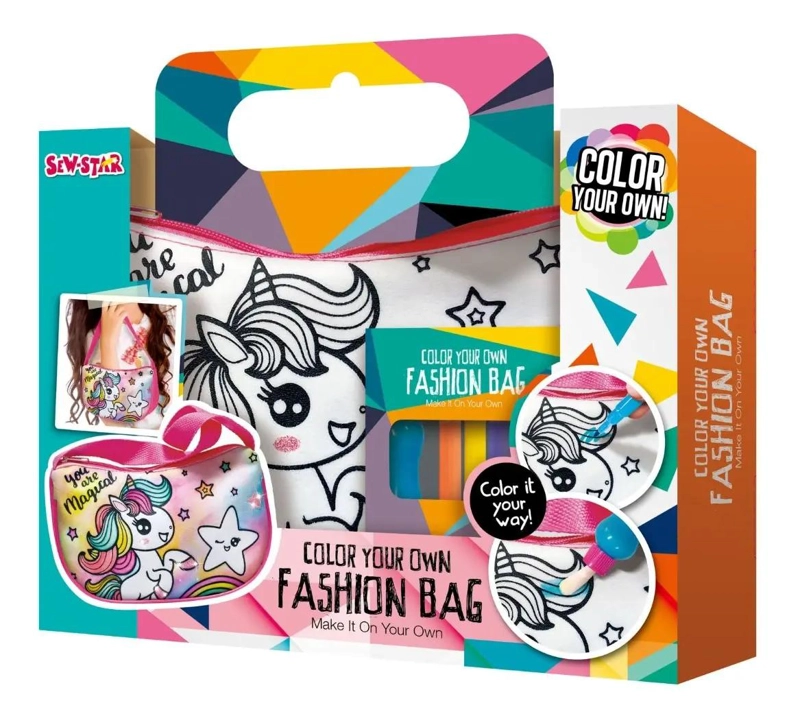 JUGUETE ARTISTICO PINTA TU CARTERA UNICORNIOS - 1