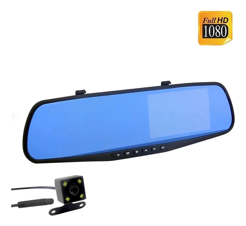 ESPEJO RETROVISOR CON CAMARA FRONTAL Y DE RETROCESO - 8