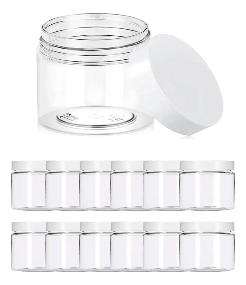PACK 12 FRASCOS PLASTICO TAPA ROSCA 130ML - 1