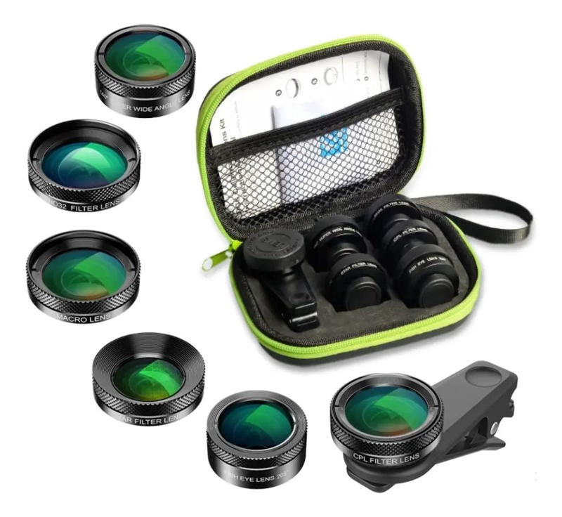 GENÉRICO KIT DE LENTES 6 EN 1 PARA SMARTPHONE