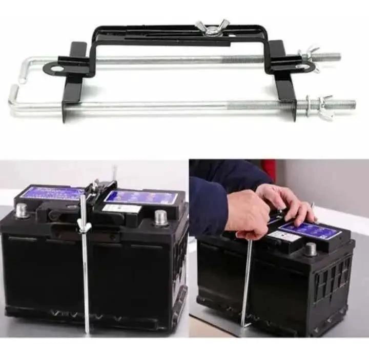 SOPORTE UNIVERSAL PARA SUJETAR BATERIAS DE AUTOS - 2