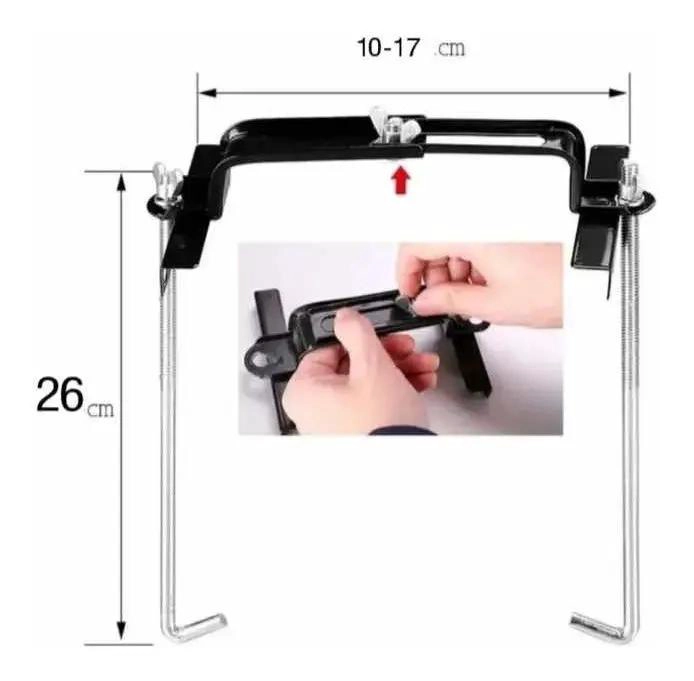 SOPORTE UNIVERSAL PARA SUJETAR BATERIAS DE AUTOS - 5