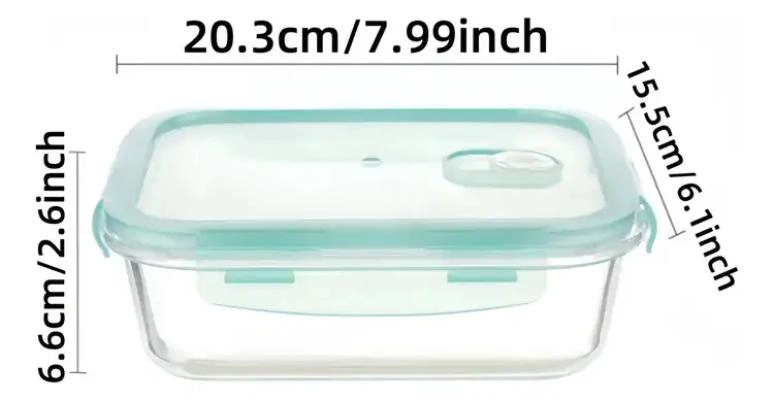 CONTENEDOR DE VIDRIO HERME TICO PARA ALIMENTOS - 3