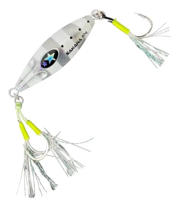 SEÑUELO JIGU SLOW 80G 80MM 2 GANCHOS - 2