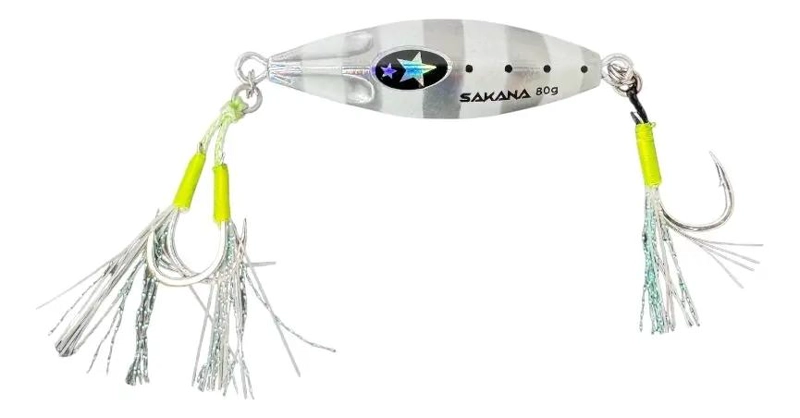 SEÑUELO JIGU SLOW 80G 80MM 2 GANCHOS - 3