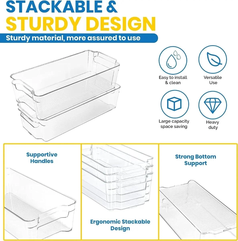 SET DE 8 ORGANIZADORES PARA REFRIGERADOR - 3