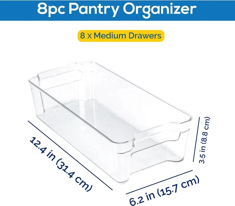 SET DE 8 ORGANIZADORES PARA REFRIGERADOR - 4