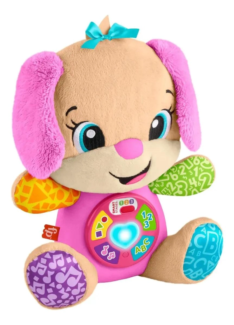 PELUCHE HERMANITA APRENDE CONMIGO ROSA MEDIANO - 1