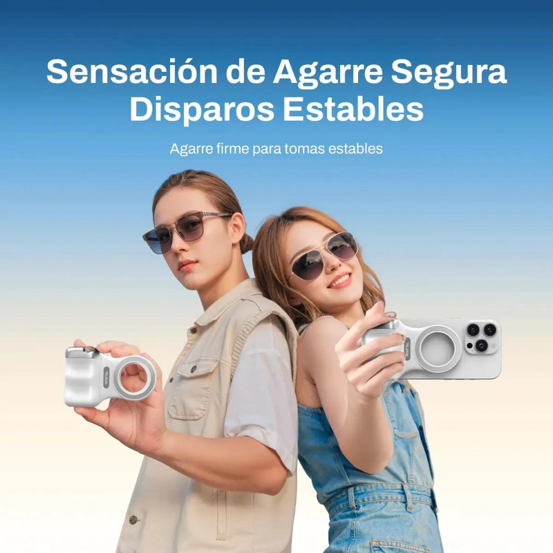 GRIP MAGNE TICO PARA SMARTPHONE CON DISPARADOR REMOTO - 4