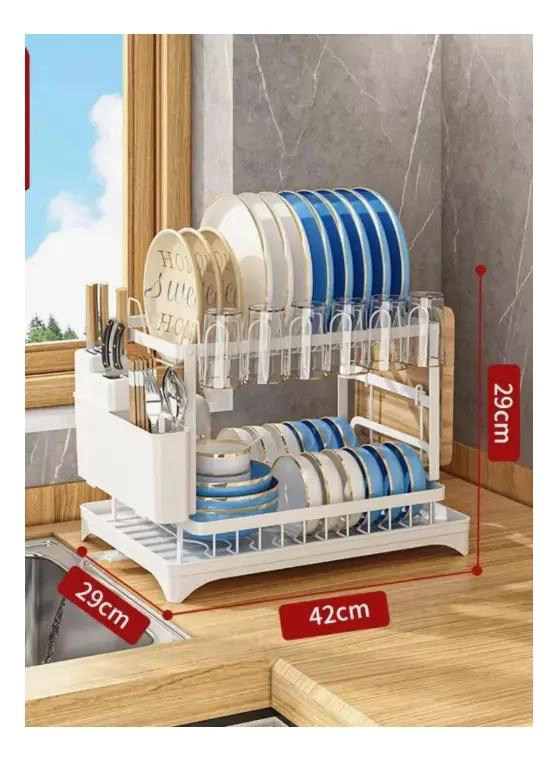 ESCURRIDOR DE PLATOS Y VAJILLA MULTIFUNCIONAL - 3