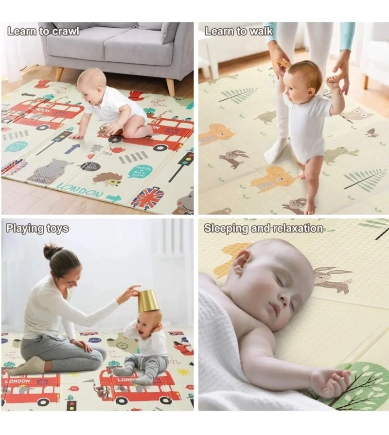 ALFOMBRA ANTIGOLPES PLEGABLE 120X180 CM BEBE S - 3