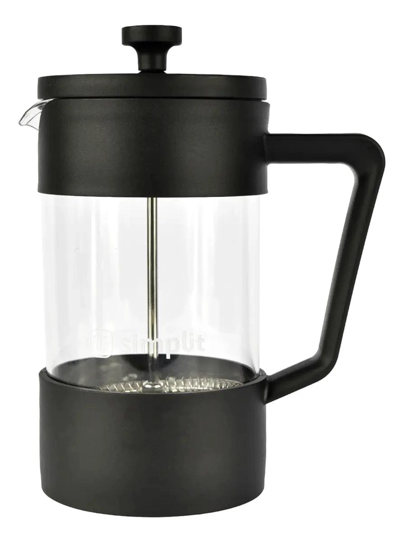 CAFETERA PRENSA FRANCESA 600 ML COLOR NEGRO - 1