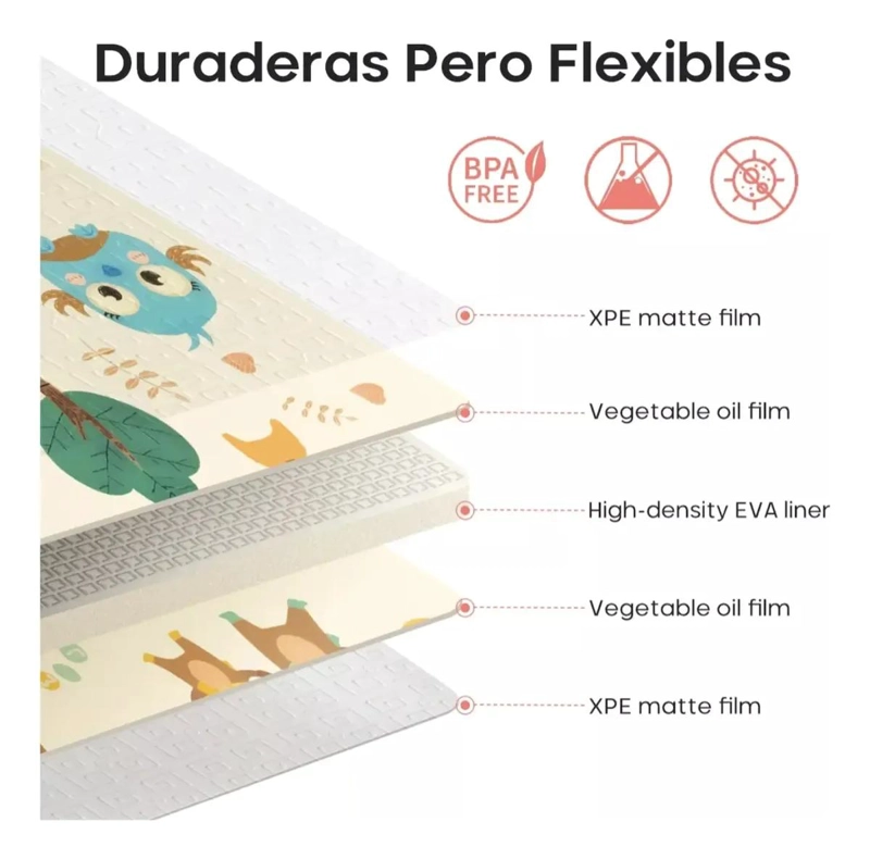 ALFOMBRA ANTIGOLPES PLEGABLE PARA NIÑOS 200X150CM - 5