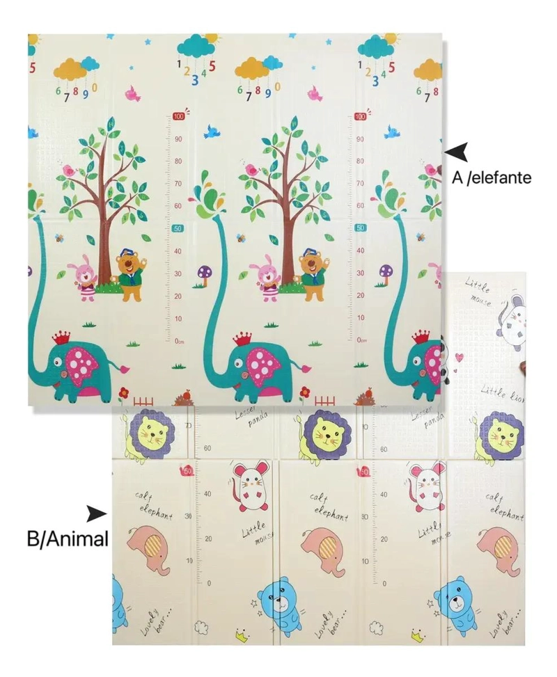ALFOMBRA ANTIGOLPES PLEGABLE PARA NIÑOS 180X120CM - 4