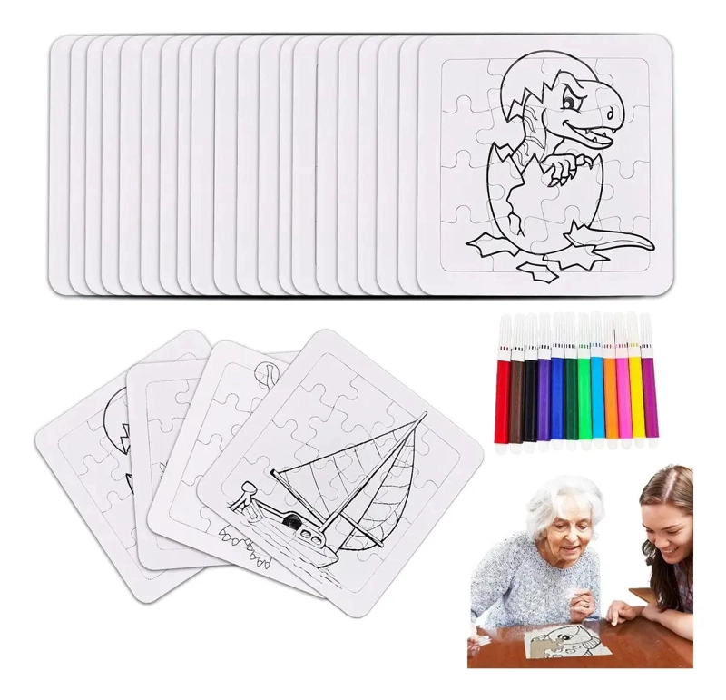 ROMPECABEZAS PARA PINTAR 24 PIEZAS - 1