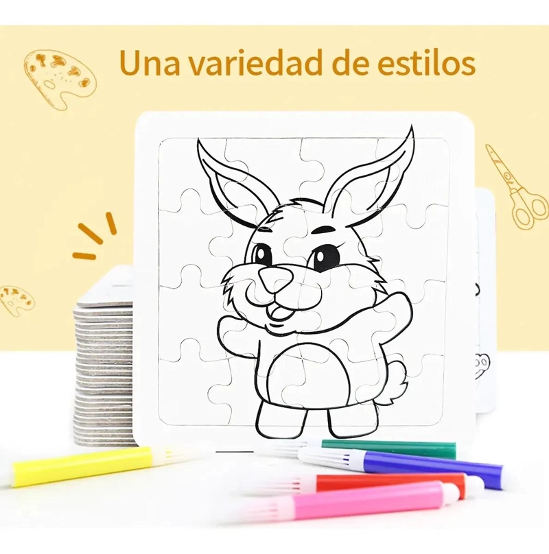 ROMPECABEZAS PARA PINTAR 24 PIEZAS - 3