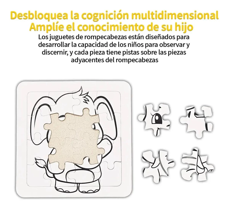 ROMPECABEZAS PARA PINTAR 24 PIEZAS - 5