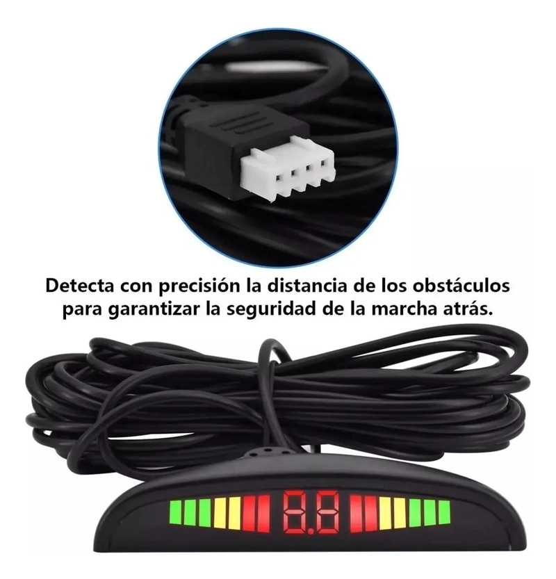 SENSOR DE RETROCESO CON DISPLAY COMPLETO - 4