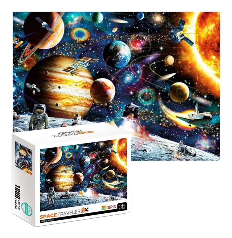 ROMPECABEZAS 1000 PIEZAS 70X50CM VIAJE ESPACIAL - 1
