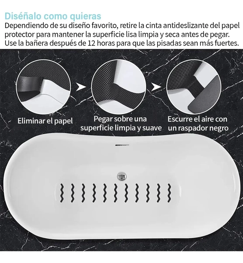 TIRAS ANTIDESLIZANTES PARA DUCHA 24 PACK - 5