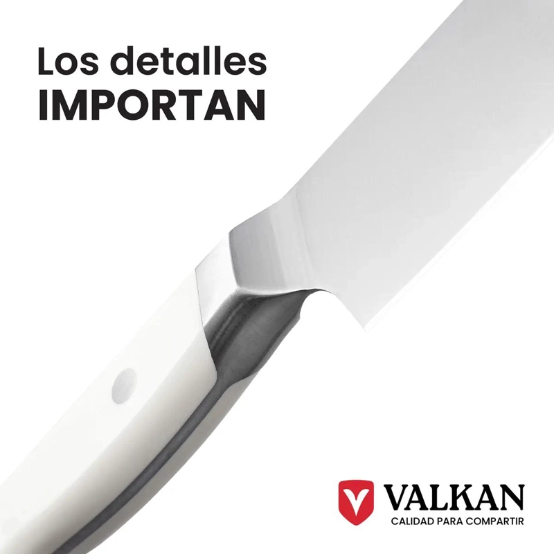 SET DE 3 CUCHILLOS DE ACERO PARA ASADO - 3