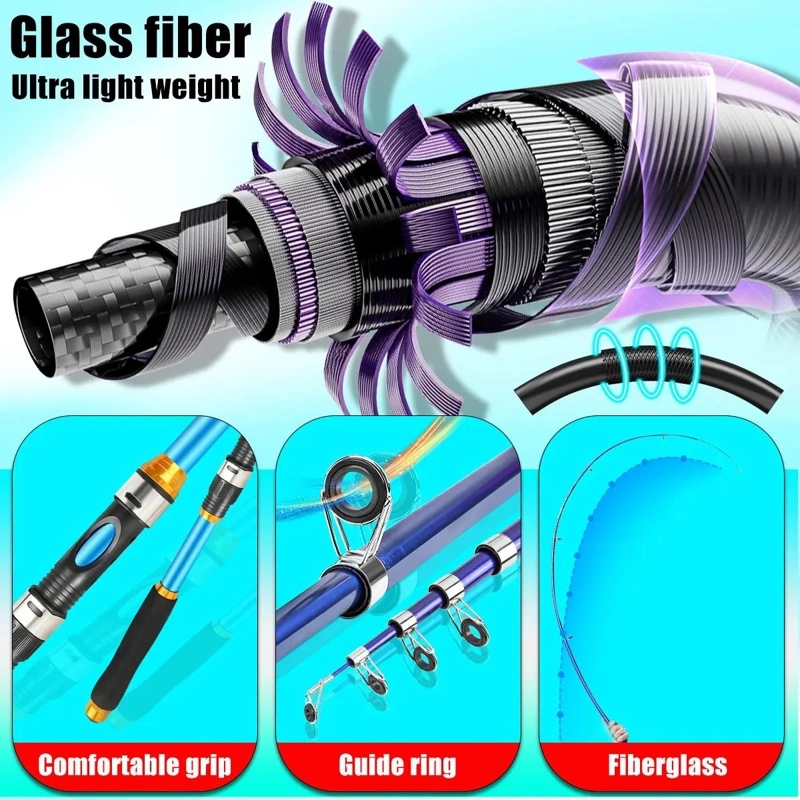 KIT DE PESCA COMPLETO 2.1M CON ACCESORIOS - 4